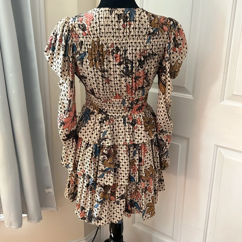 Ulla Johnson Floral Mini Dress - Picture 4 of 7